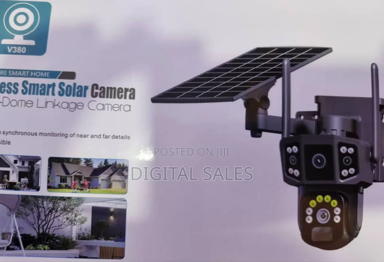 V380 Wireless Smart Solar Camera