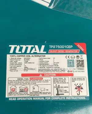 Generator Total Brand 7.5 Kva