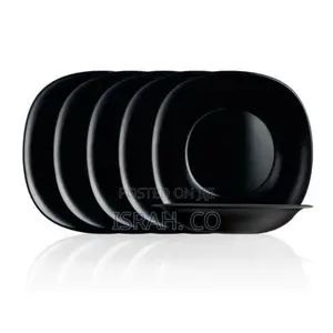 Luminarc 6 Pieces of Luminarc Deep Soup Plates Bowls,Black.
