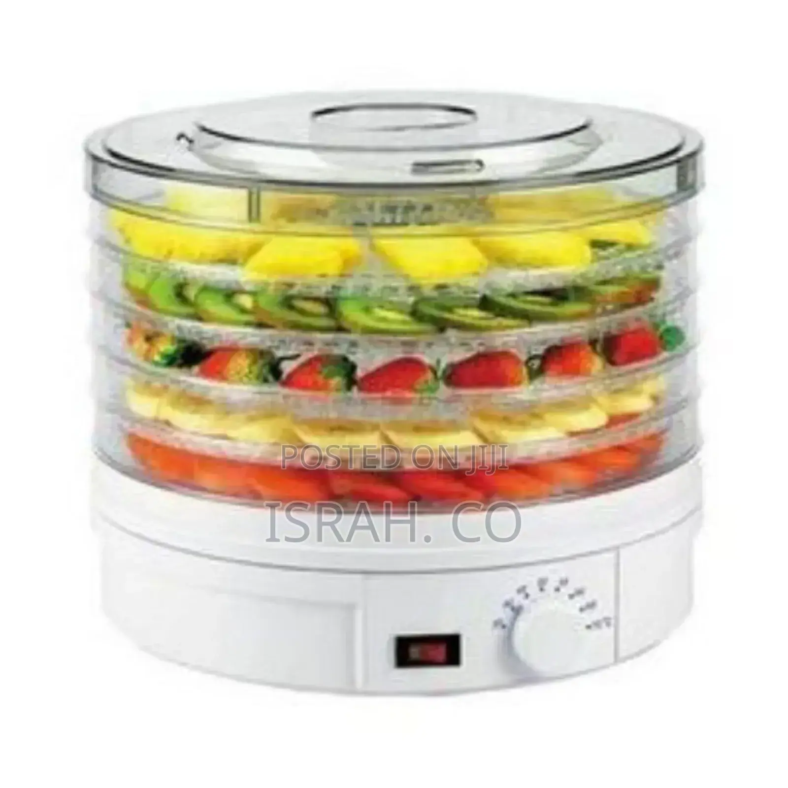 5 Tray Fruit, Food Dehydrator - Multi-Colours