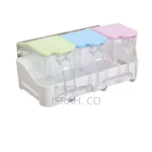 3 Piece Wall-Mounted Sugar/Spice Rack