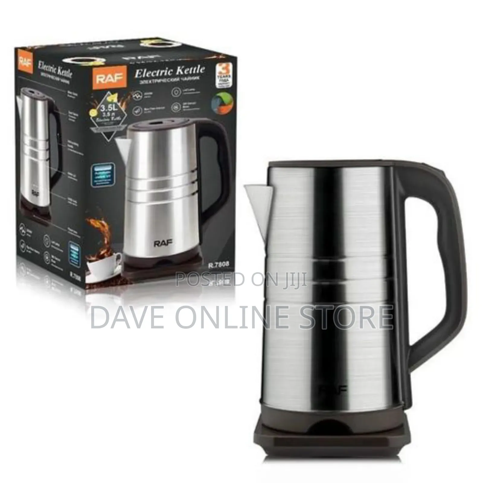 RAF Cross-Border Stainless Steel 3.5L Automatic Kettle
