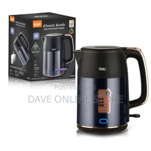 RAF 2L Double Layer Cordless Electric Kettle --. Black