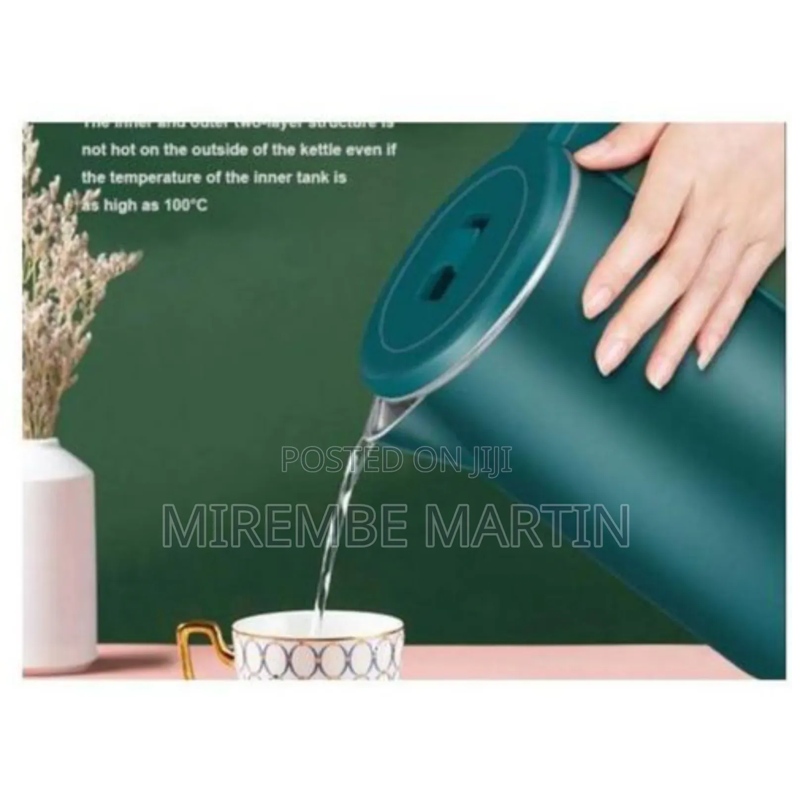 Pearlight Cordless Electric Kettle, Pacolator, 2ltrs - Green