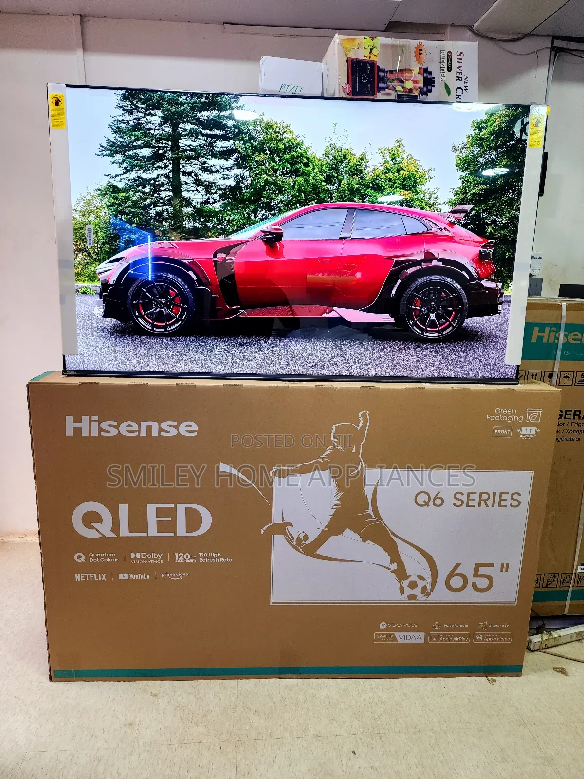 Hisense New Edition Qled 6 Series 65inches Smart Tv