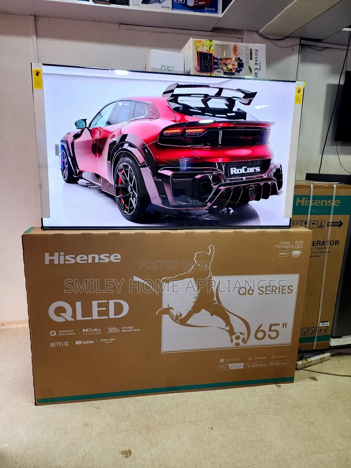 Hisense New Edition Qled 6 Series 65inches Smart Tv