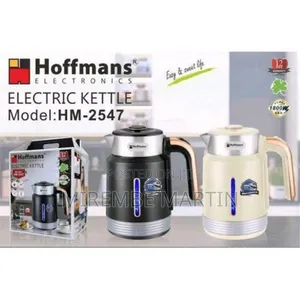 Hoffmans Electric Kettle and Milk Boiler Kettle - Black