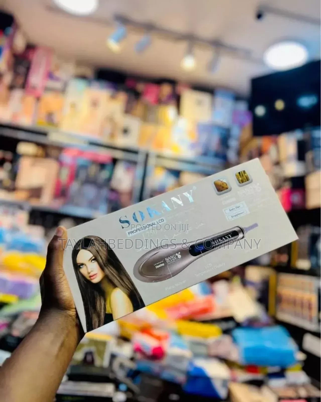Sokany - Professional LCD Vibration Hair Straightener