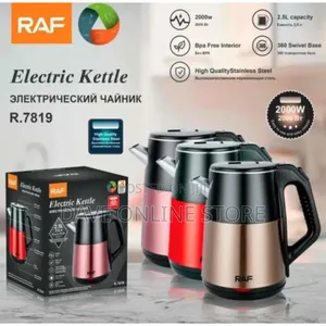 RAF 2.5L Electric Stainless Steel Cordless Kettle .
