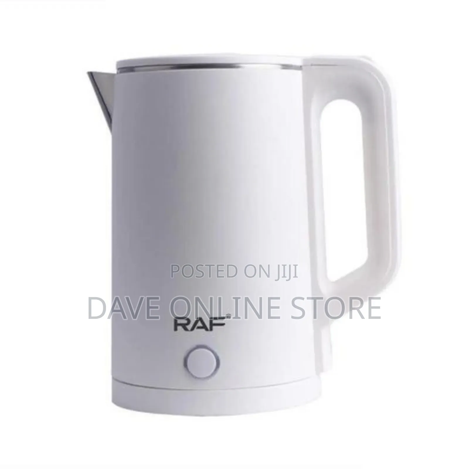 RAF 0.8L Cordless Electric Kettle With Auto Shut,. White.