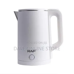 RAF 0.8L Cordless Electric Kettle With Auto Shut,. White.