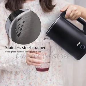 RAF 0.8L Cordless Electric Kettle With Auto Shut,. White.