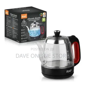 RAF 1.2L Electric Glass Kettle