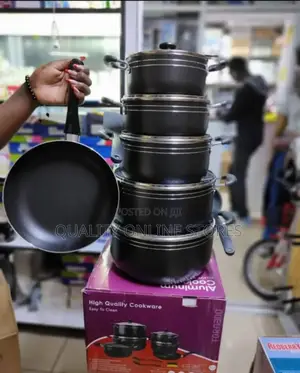 Tornado 11 Piece Non-Stick Saucepans Cookware Dishes Pots