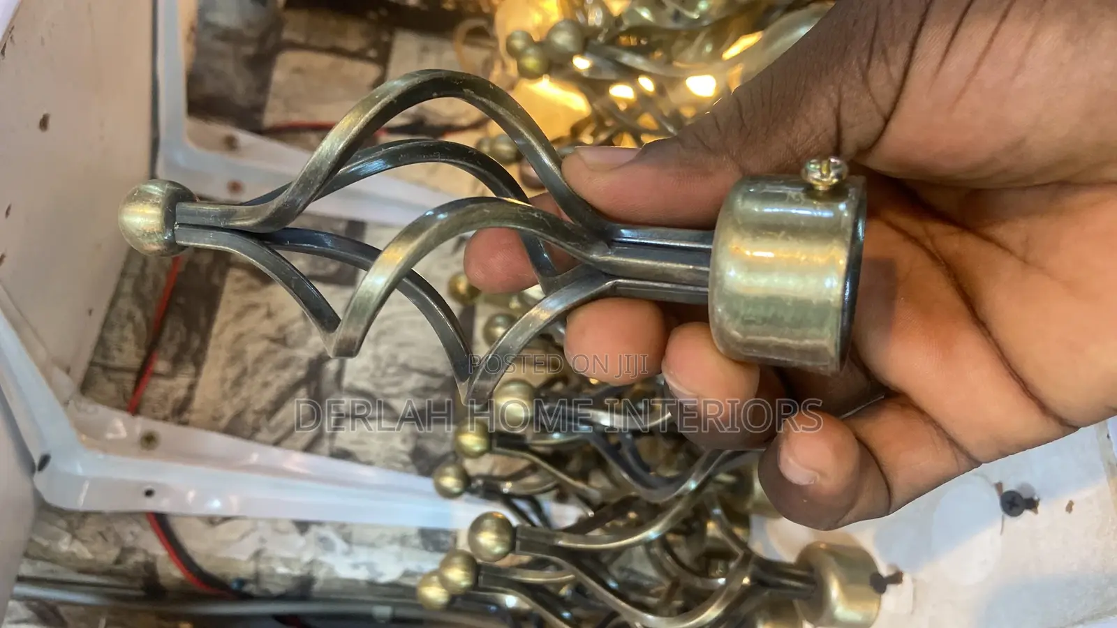 Bronze  Curtainrod Endcaps Per Pair