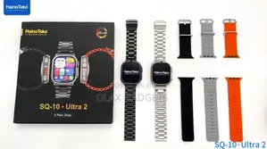 Haino Teko SQ10 Ultra 2 AMOLED Smart Watch With 4 Pair Strap