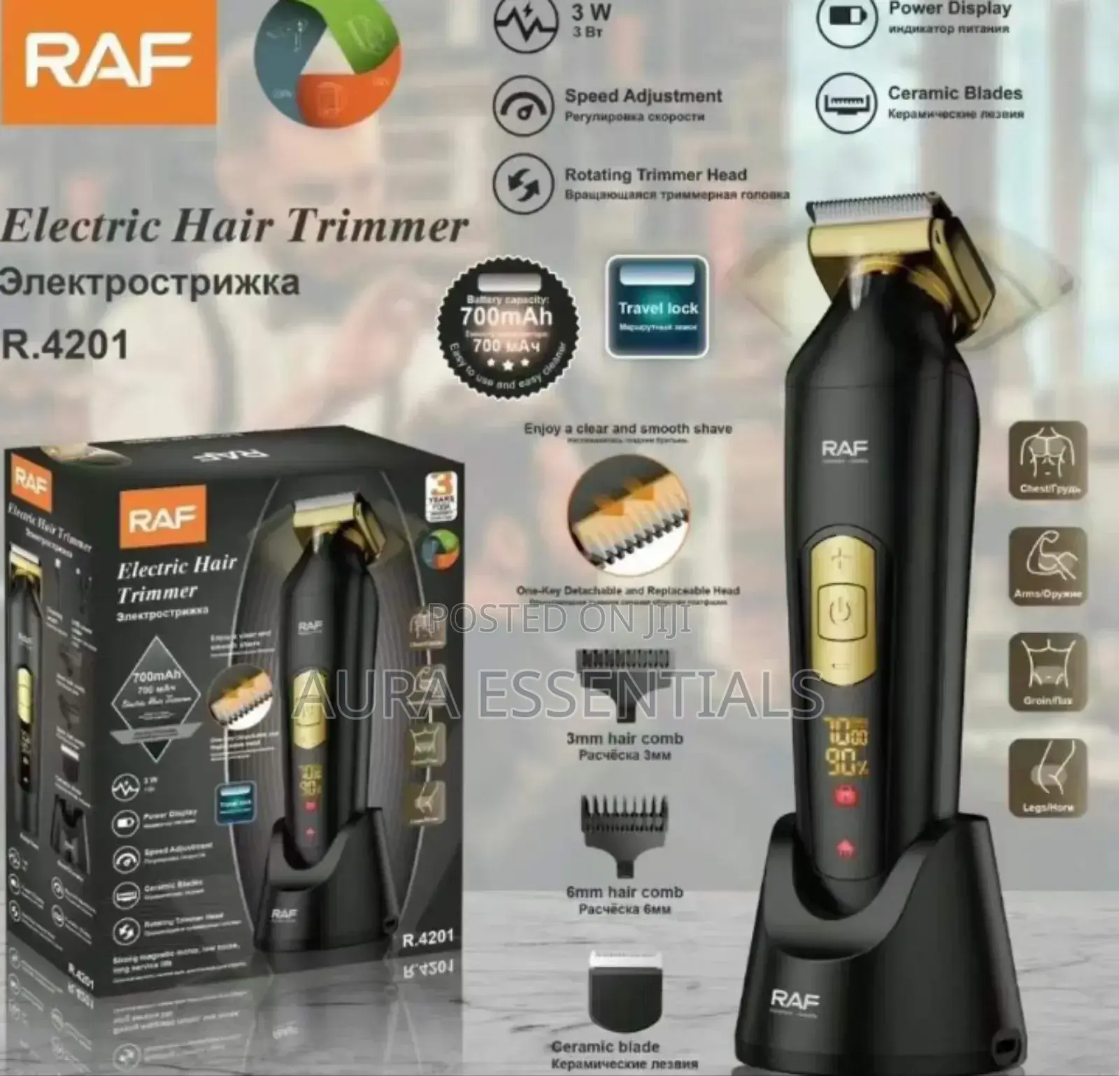 RAF Professional Electric Hair Clipper R.4201