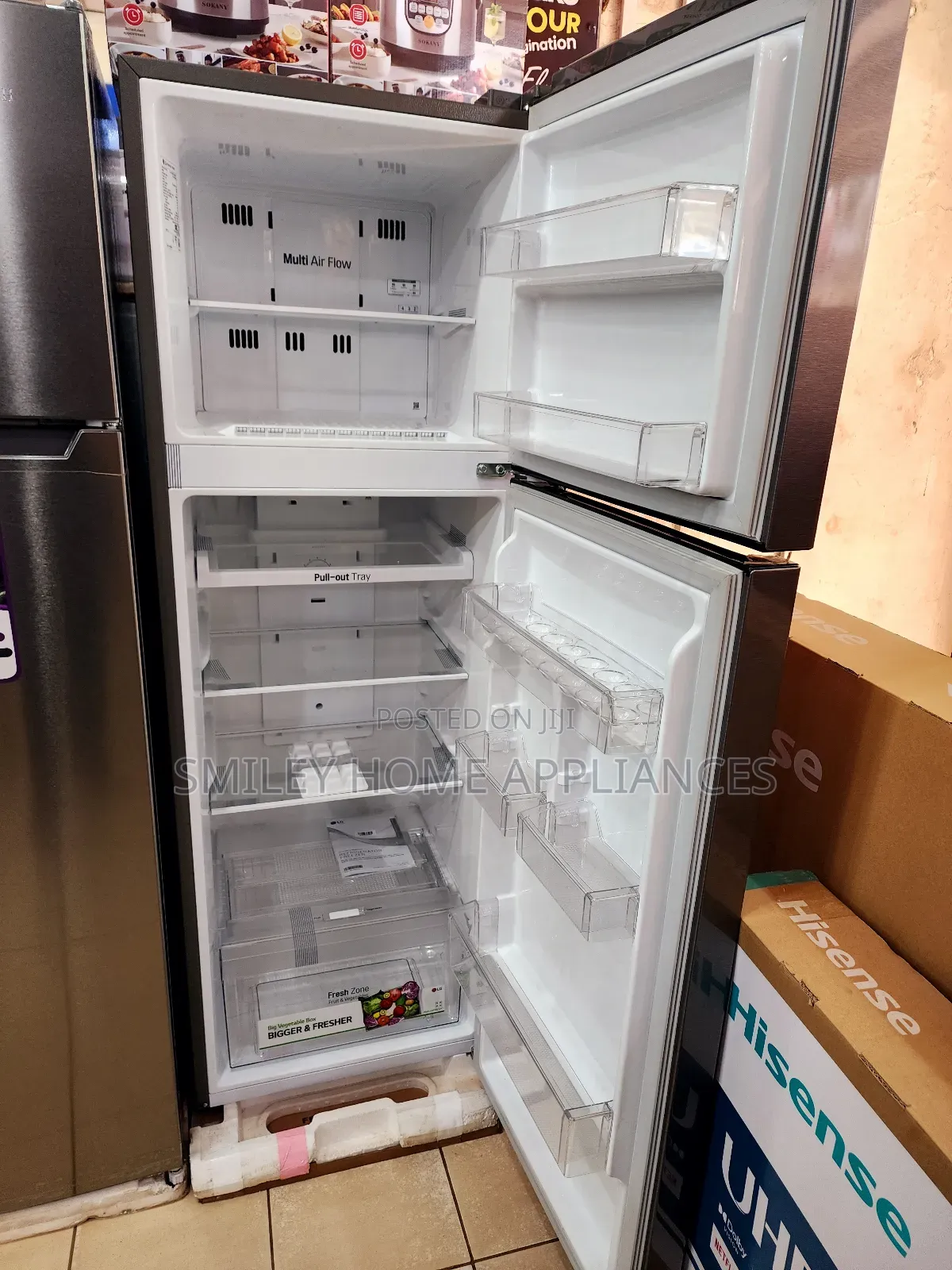 LG 202ltrs Frost Free Top Freezer Refrigerator