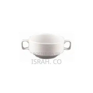 Soup 6 Pc Ceramic Soup Bowls - White
