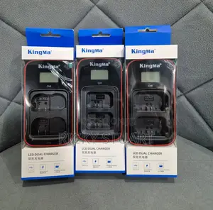 Lp-E6 Battery USB LCD Dual Charger for Canon