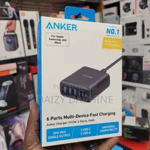 Anker 6 Multi Ports Fast Charging Ports 30w
