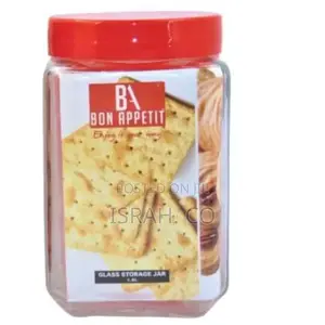 2L Glasscereal Cookies Storage Jar Container Bottle Tin-