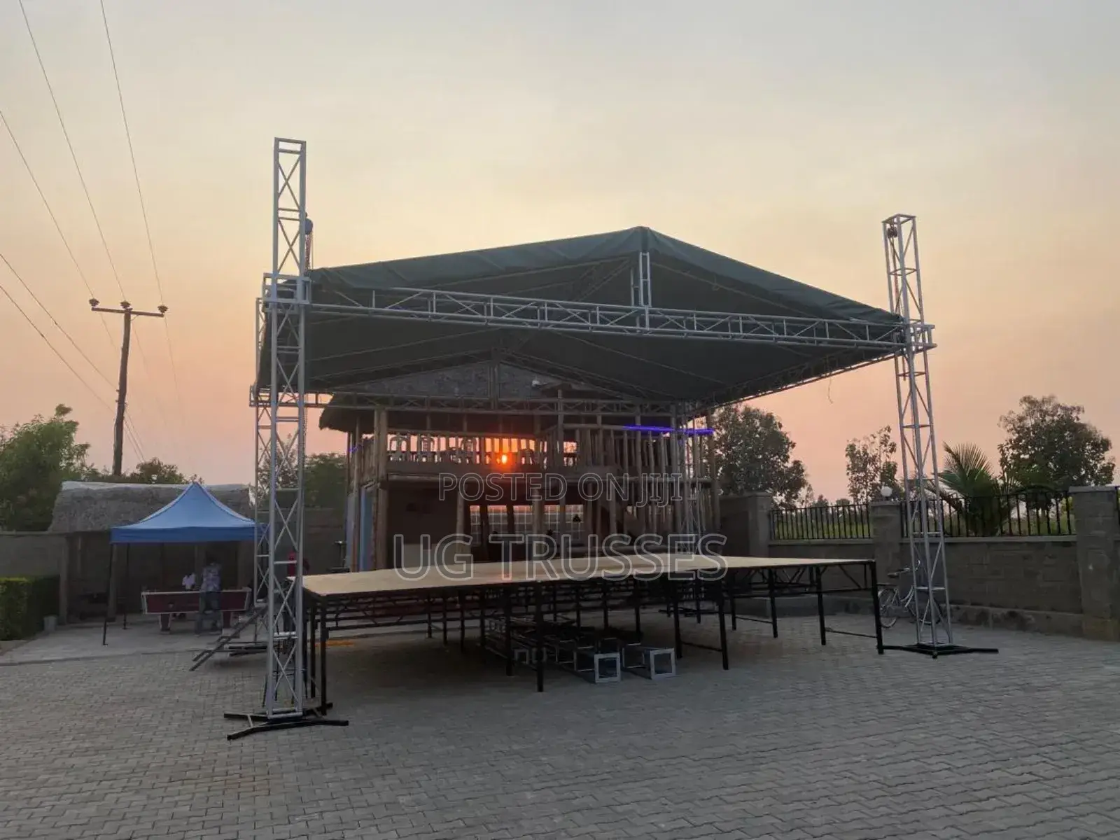 New 7mx6m Gable Roof Outdoor Stage