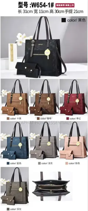 Xuan Lisa 3apc Leather Hand Bag