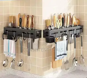 Wall Mounted Cutlery Organizer Holder