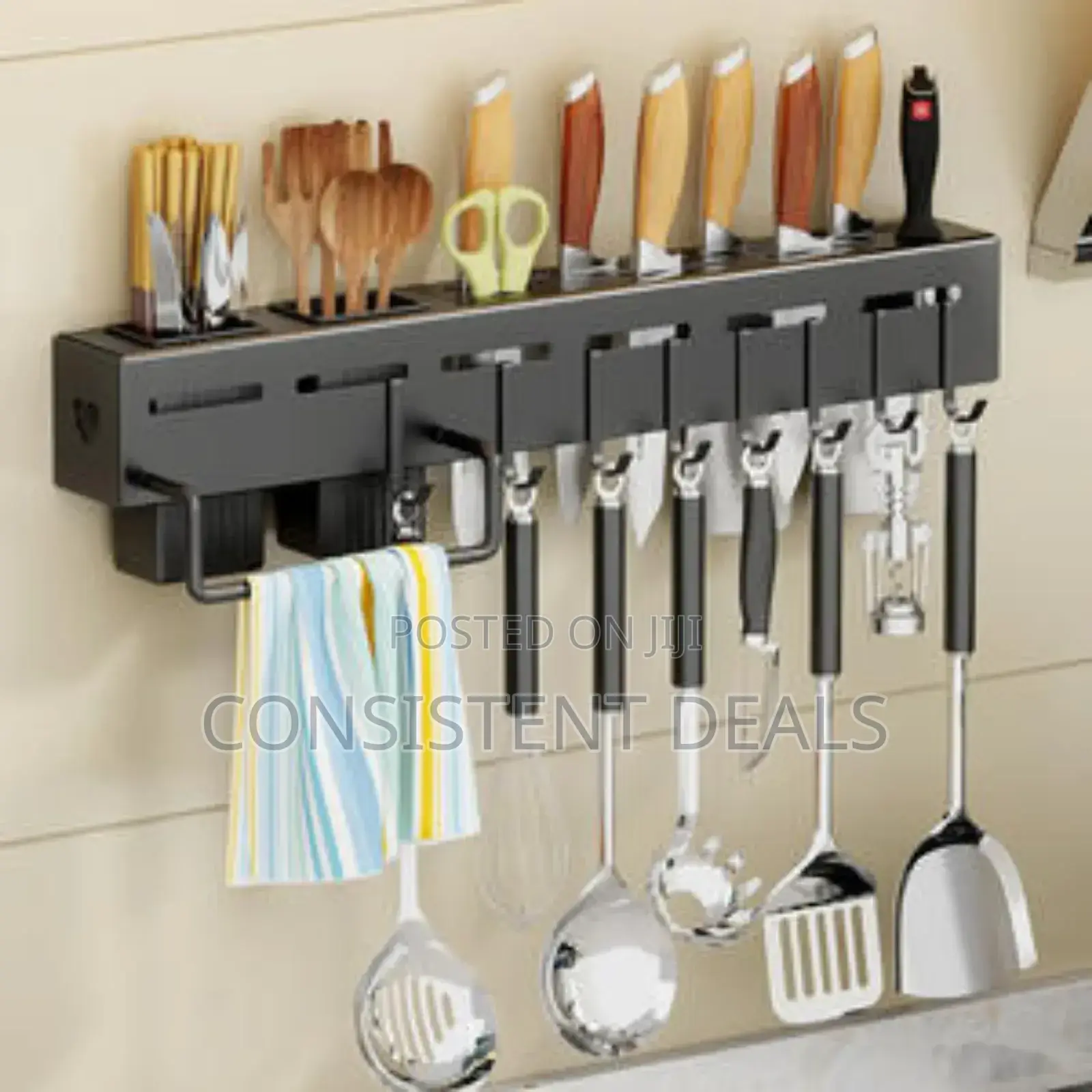 Kitchen Knife Cutlery Rack Wall Mounted Holder
