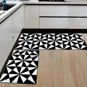 2pcs Non-Slip Bedroom Floor Kitchen Rugs Doormats Carpets