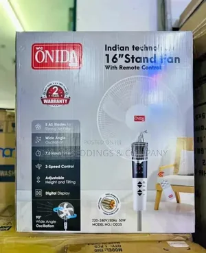 Onida Plus Remote Control 16′′ Stand Office Oscillating Electric Fan