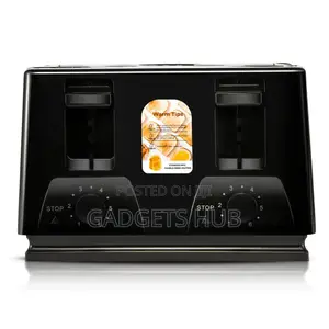 RAF 4 Slices Bread Toaster Efficient 1300W Easy to Clean