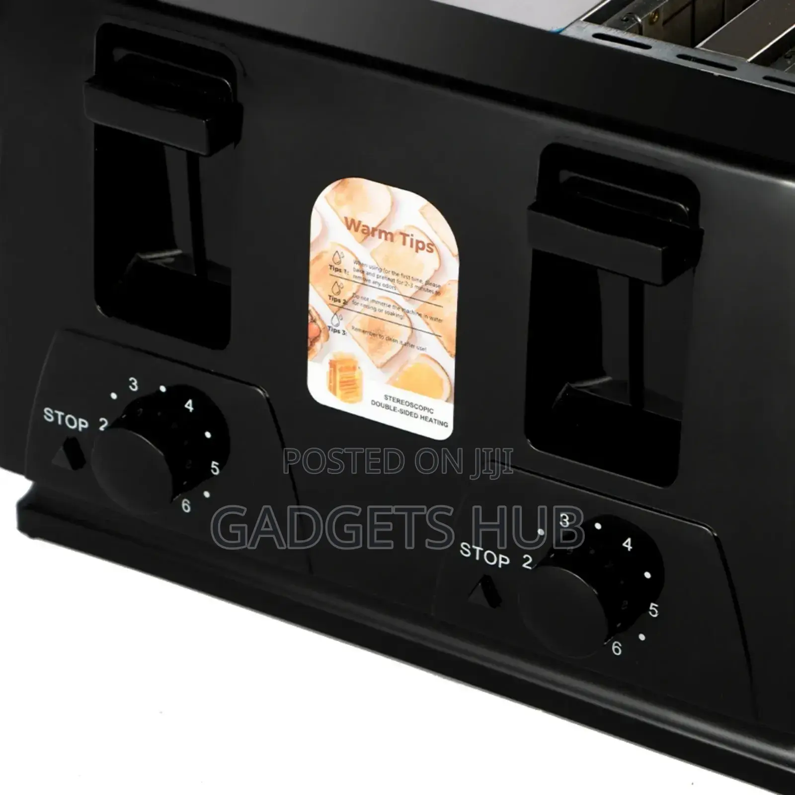 RAF 4 Slices Bread Toaster Efficient 1300W Easy to Clean