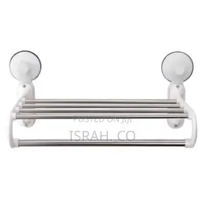 Kitchen and Bathroom Towel Rack Suction Cup 5crossbars