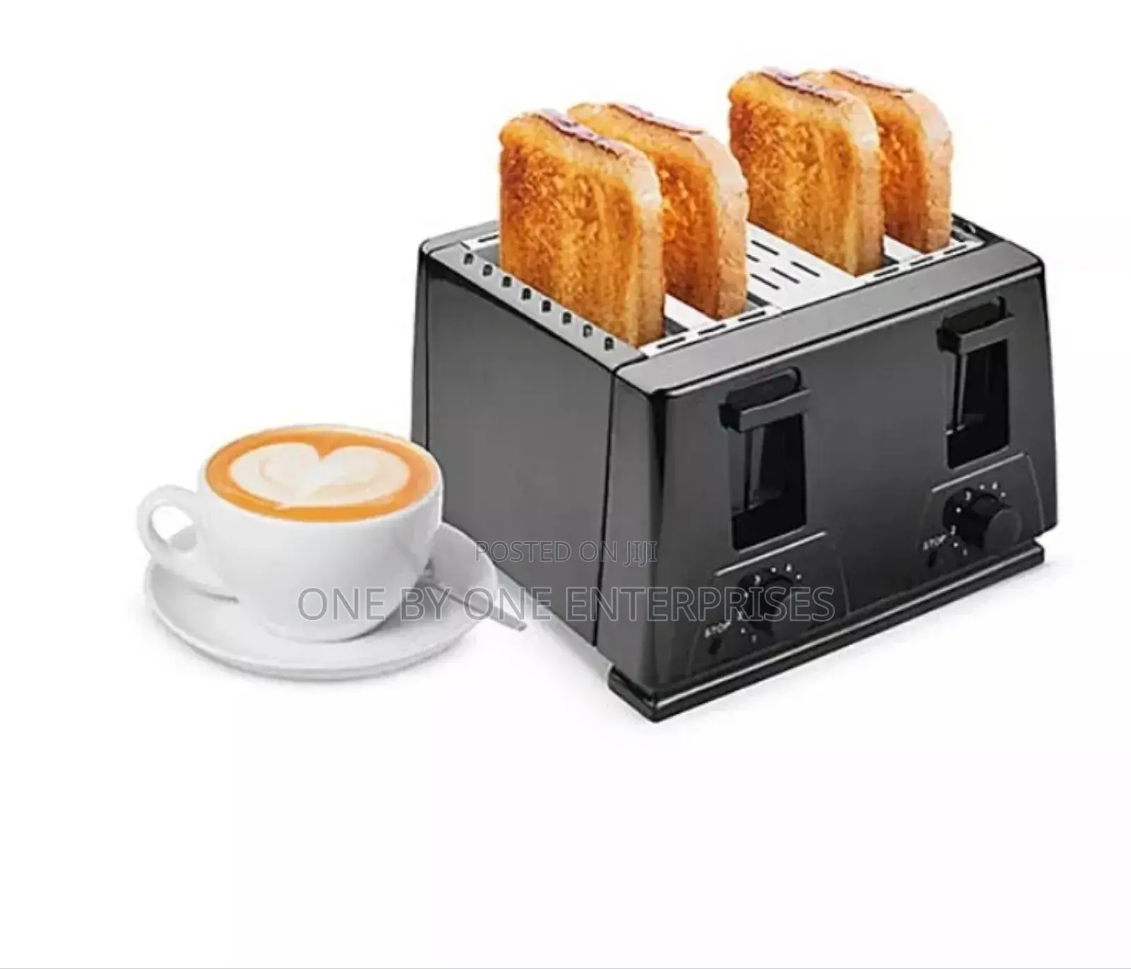 Classic 4 Slice Toaster With Drop Down Crumb Tray .