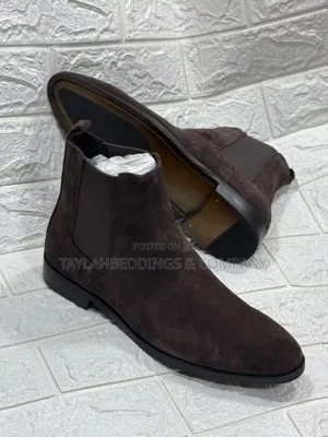 Chelsea Boots Faux Suede Leather