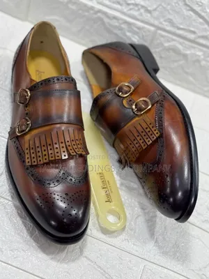 Men's Leather Oxford Goodyear Welted Brown Formal Shoes
