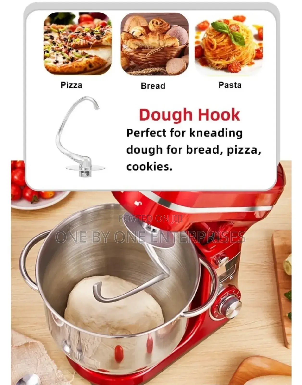 Biolomix BM601 1200W Kitchen Food Stand Mixer.