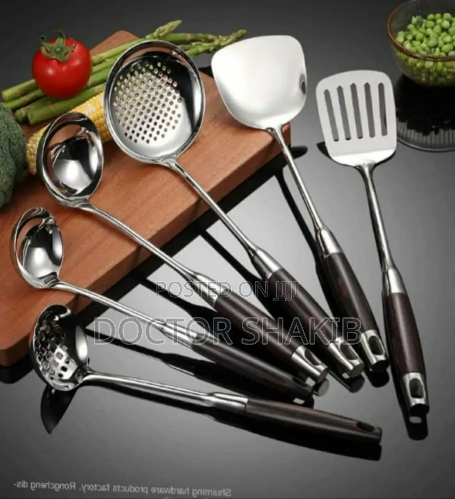 High-Quality Stainless Steel Kitchen Utensils-6 PCS