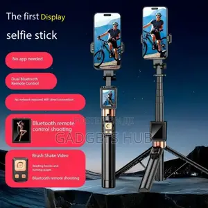 Wifi Remote Selfie Tripod With Projector
Display
