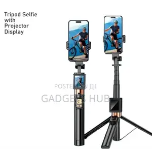 Wifi Remote Selfie Tripod With Projector
Display