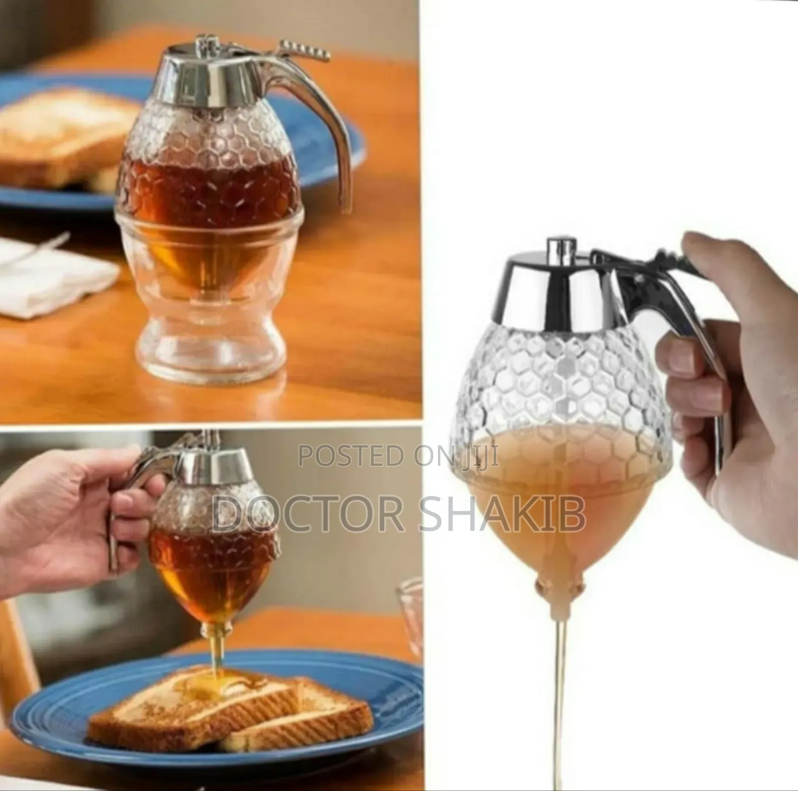 New Quality Honey Comb Shaped Honey Pot