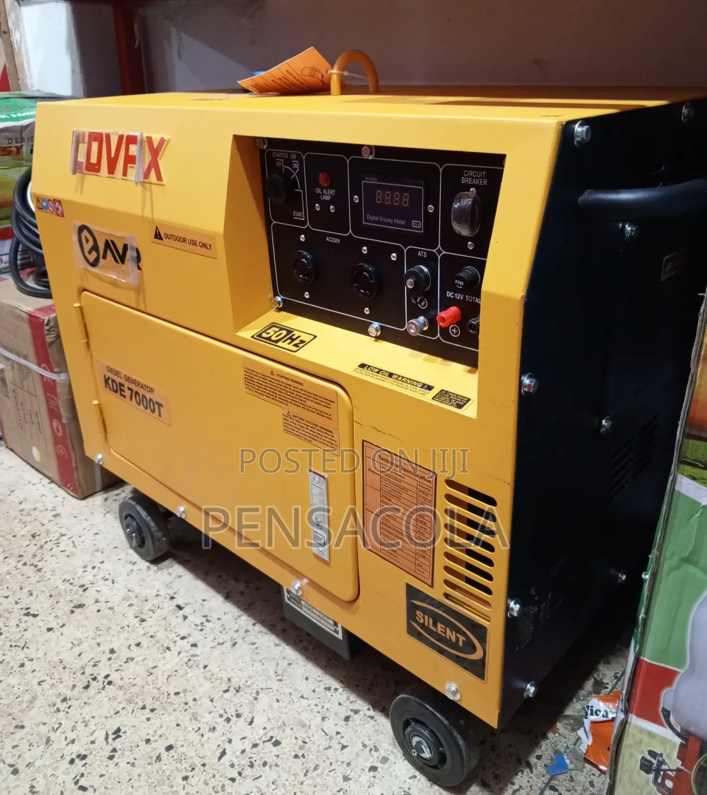 7.5kva Diesel Generator Box Body