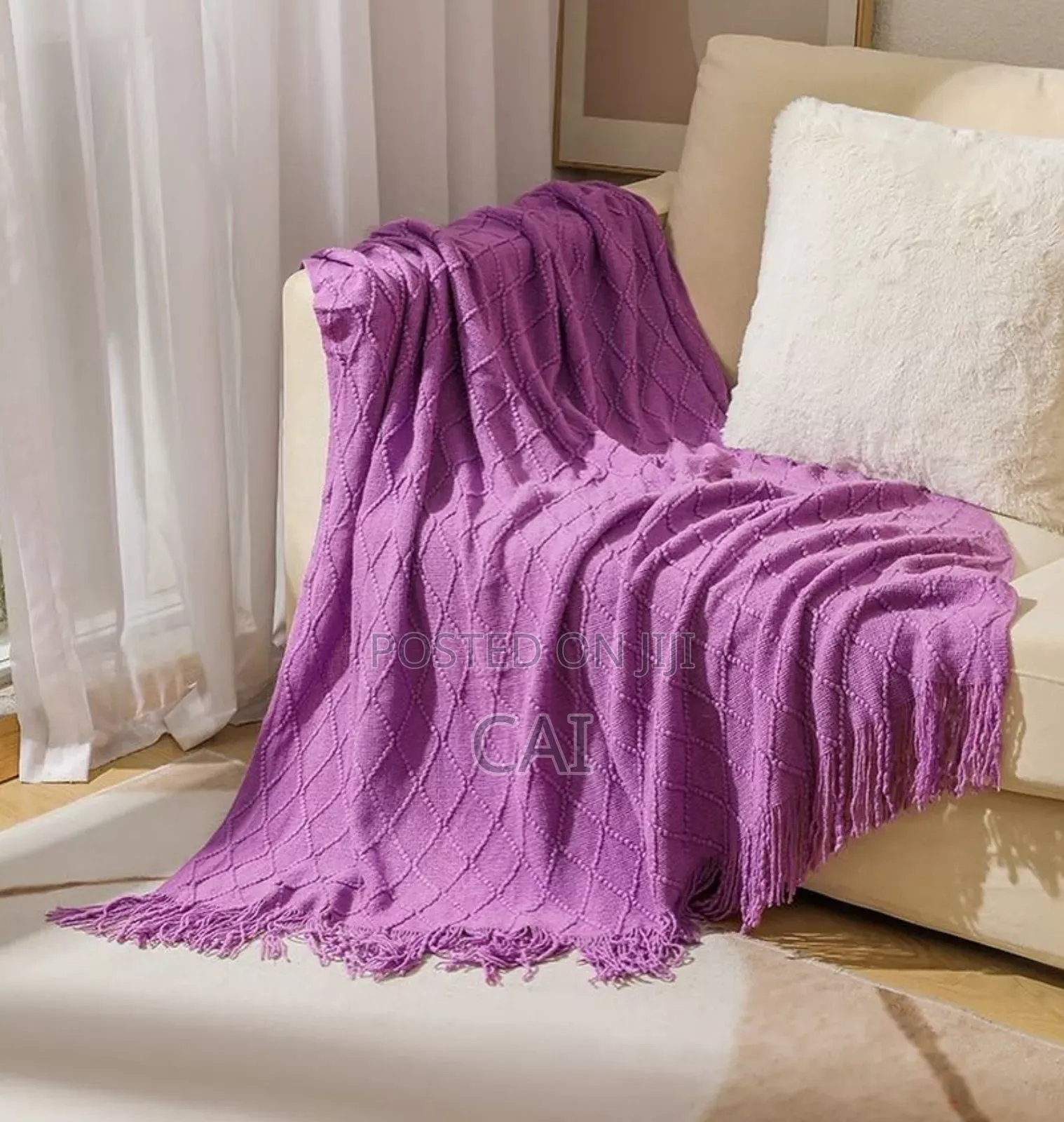 Sleek Chair Throw Blanket