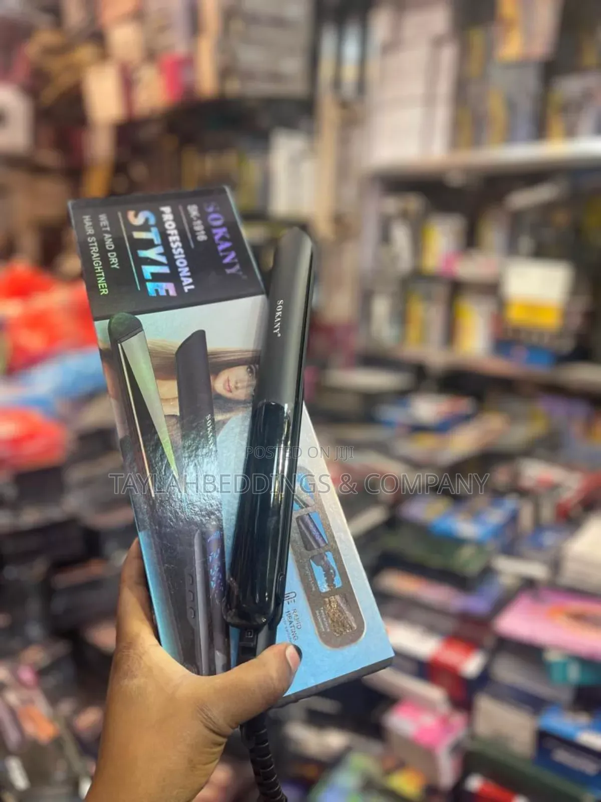 Hair Straightener Iron Ceramic, With Adjustable Temperature