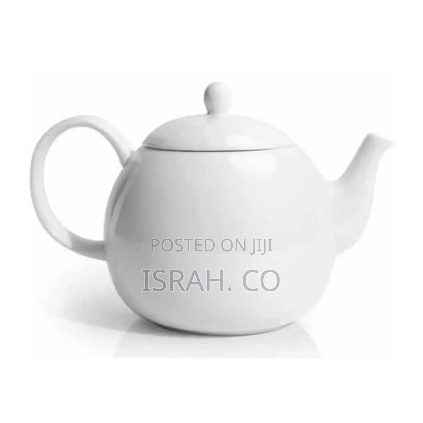Other Round Ceramic Teapot, 0.850 Litre - White