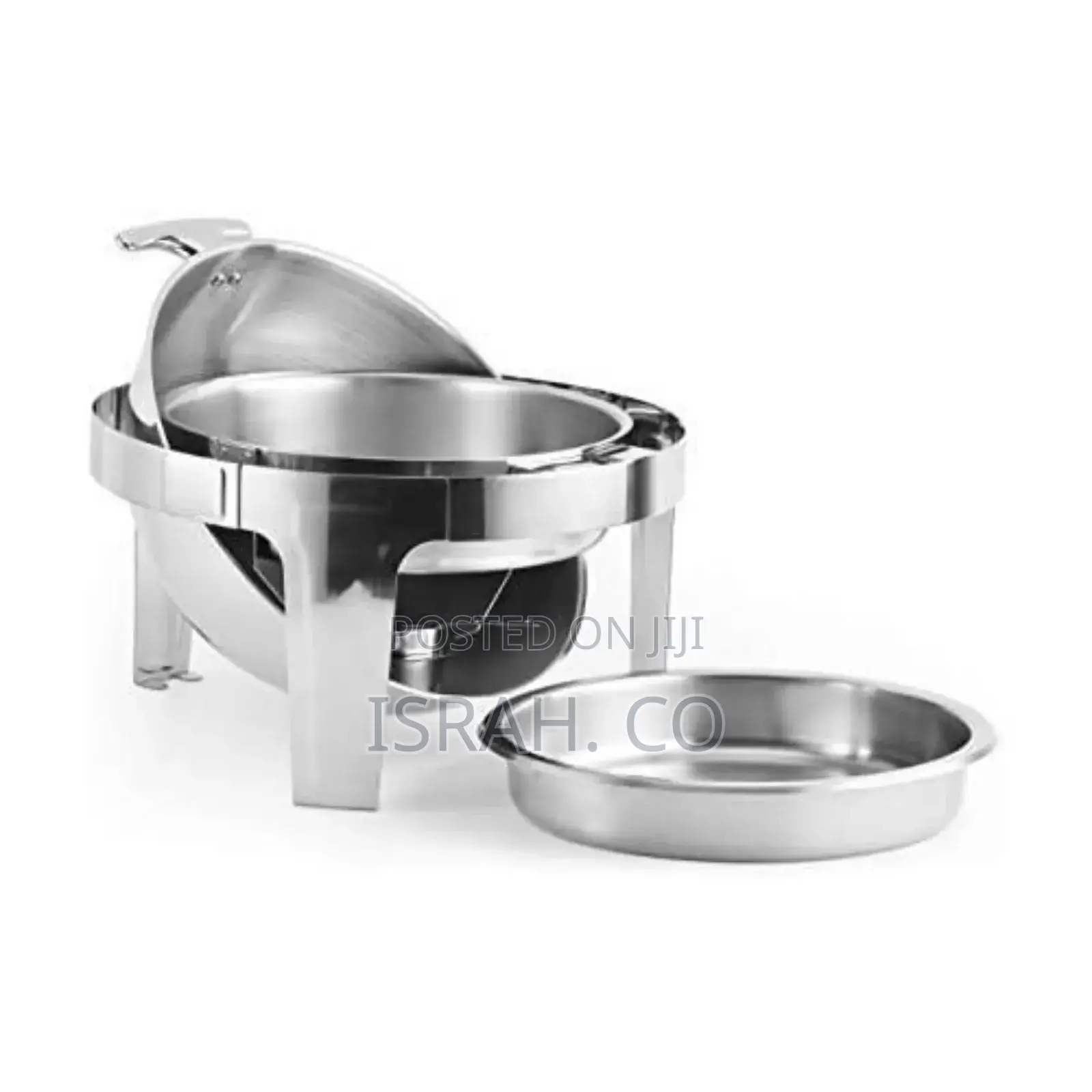 6.5L Round Chafing Dish Roll Top Food Buffet Warmer-