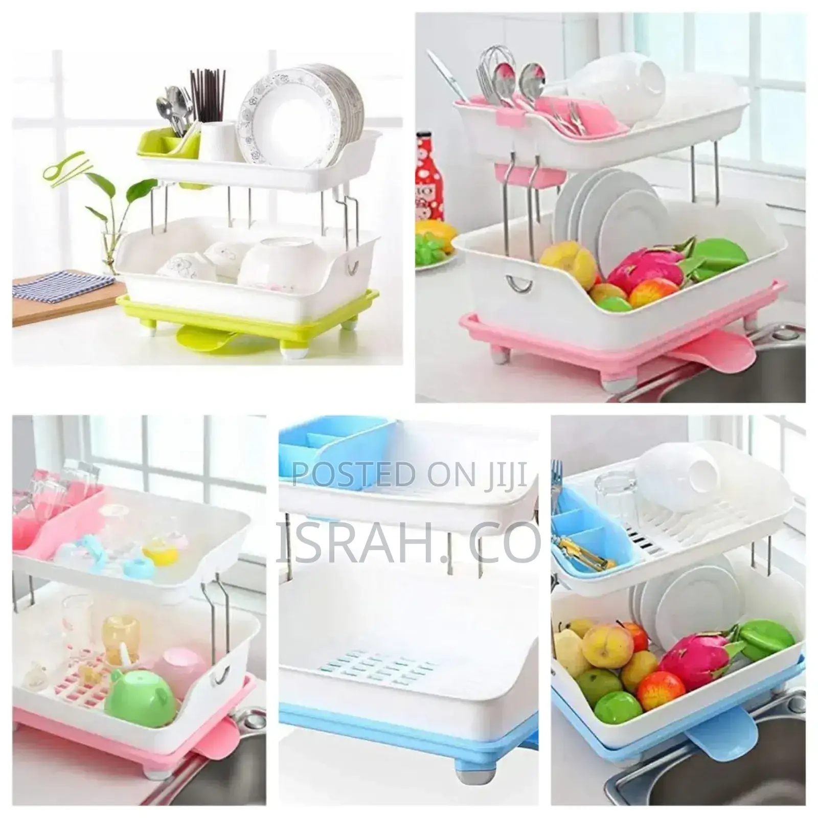 2 Layer Kitchen Dish Rack