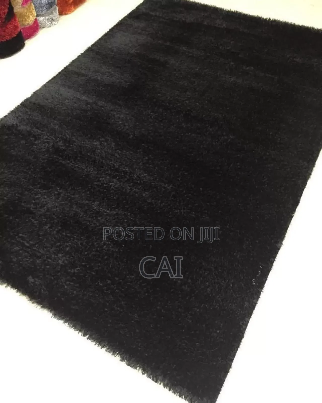 Black Shaggy Carpet